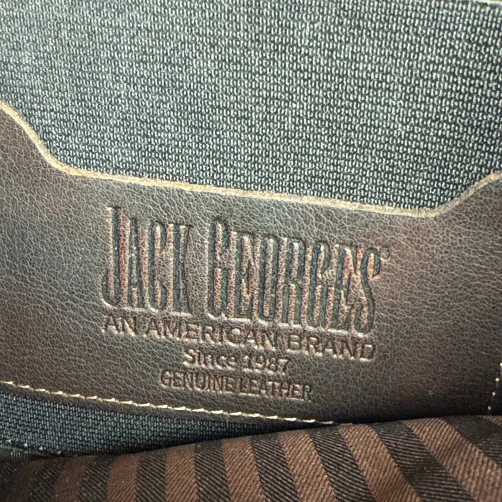 Jack Georges Brown Leather Backpack‎